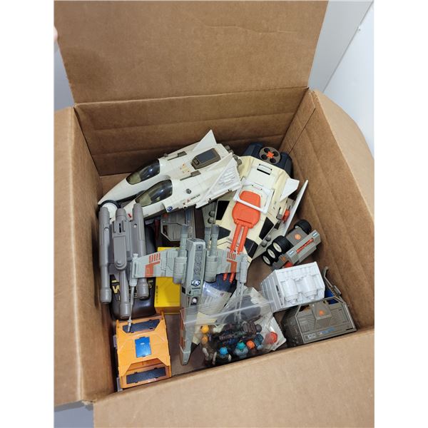 Box Of Vintage Star Wars Coleco 1986-1997