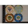 Image 1 : 4-$1 PLASTIC CASINO CHIPS: WILDHORSE RESORT,