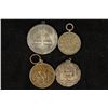 Image 1 : 4-METAL PENDANTS: 250TH ANNIVERSARY OF BERGEN