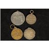 Image 2 : 4-METAL PENDANTS: 250TH ANNIVERSARY OF BERGEN