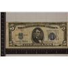 Image 1 : 1934-D US $5 SILVER CERTIFICATE BLUE SEAL SLIGHT