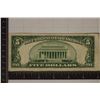 Image 2 : 1934-D US $5 SILVER CERTIFICATE BLUE SEAL SLIGHT