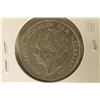 Image 2 : 1923 NETHERLANDS SILVER 1 GULDEN .2315 OZ. ASW