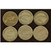 Image 1 : 6-NEW ZEALAND 6 PENCE COINS: 4 SILVER-1935,
