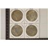 Image 1 : 1922, 23, 24 & 1925 PEACE SILVER DOLLARS AU/UNC'S
