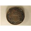 Image 1 : 1866 US TWO CENT PIECE IN HARD PLASTIC CASE