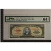 Image 1 : 1949 CUBA 20 PESO PMG 64 CHOICE UNC EXCEPTIONAL