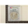 Image 1 : 2014 ONE OZ. AMERICAN SILVER EAGLE PCGS MS69