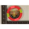 Image 2 : $5 GRAND VICTORIA CASINO CHIP RISING SUN INDIANA