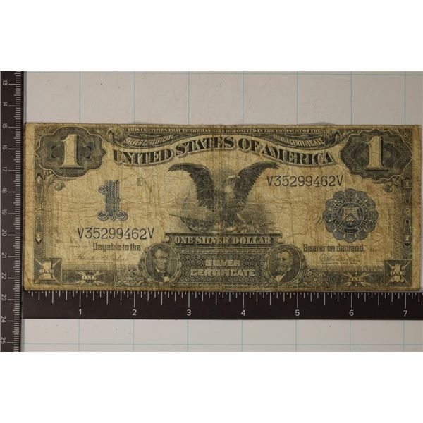 1899 US $1 BLACK EAGLE SILVER CERTIFICATE LARGE