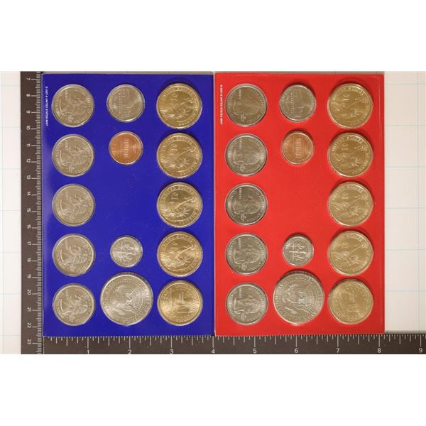 2008 US MINT SET (UNC) P/D IN PLASTIC CARD