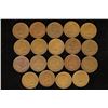 Image 1 : 19 ASSORTED INDIAN HEAD CENTS:1900-1908