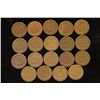 Image 2 : 19 ASSORTED INDIAN HEAD CENTS:1900-1908