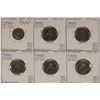 Image 9 : 20 ERROR COINS FROM SINGAPORE: 6-ONE CENTN (1993-