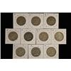 Image 2 : 10-SILVER FRANKLIN HALF DOLLARS: 1952, 2-1954-D,