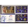 Image 1 : 2008 US PROOF SET (WITH BOX) 14 PIECES &
