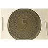 Image 1 : 1951-D GERMAN SILVER 5 MARK .2251 OZ. ASW