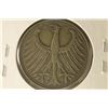 Image 2 : 1951-D GERMAN SILVER 5 MARK .2251 OZ. ASW
