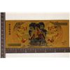 Image 2 : GOLD FOIL 1000000000 BRUCE LEE CRISP UNC COLORIZED