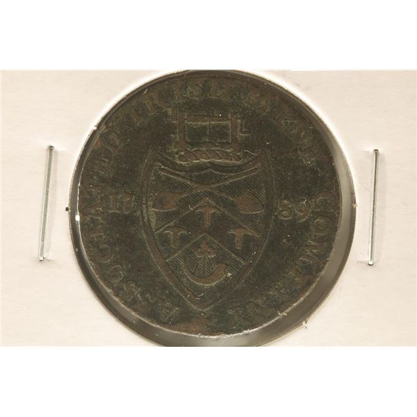 1789 CONDER TOKEN. THEY R MOSTLY 18TH CENTURY