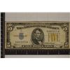 Image 1 : 1934-A US NORTH AFRICA $5 SILVER CERTIFICATE WITH