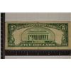 Image 2 : 1934-A US NORTH AFRICA $5 SILVER CERTIFICATE WITH