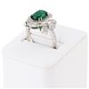 Image 5 : 2.73 ctw Emerald and 0.82 ctw Diamond Platinum Ring