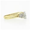 Image 5 : 14K TT Gold 0.70 ctw Marquise Diamond Solitaire Engagement Custom Wedding Ring S