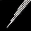 Image 2 : 7.33 ctw Diamond 18K White Gold Necklace