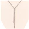 Image 4 : 7.33 ctw Diamond 18K White Gold Necklace