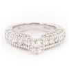 Image 1 : 0.51 ctw SI2 CLARITY CENTER Diamonds 14KT White Gold Ring (1.72 ctw Diamonds)