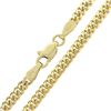 Image 5 : NEW Unisex 14k Yellow Gold 2.8mm Polished Cuban Curb Link 22" Chain Necklace