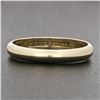 Image 2 : Classic Vintage Scheel 14k Gold 3.5mm Domed Plain Polished Wedding Band Ring