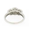 Image 6 : 14k White Gold F VS2 1.25 ctw Triple Cluster Round Brilliant Diamond Band Ring