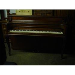 Used spinette piano acrosonic burl walnut