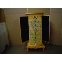 New painted jewerly chest 6 drs