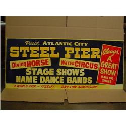Metal sign (Visit Atlantic City Pier)