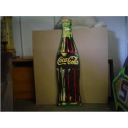Old wood coca-cola bottle sign