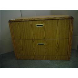 Used oak latteral file cabniet