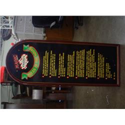 TGI fridays rules sign