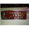Image 1 : Freshly sliced metal sign