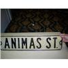 Image 1 : Animas St metal sign