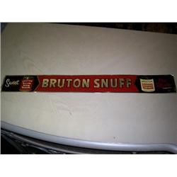 Bruton stuff tin sign