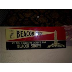Beacon metal sign