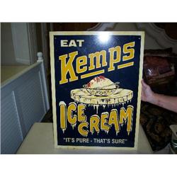 Kemps ice cream sign metal 20x27