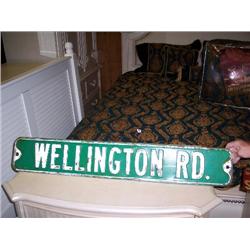Willington rd. sign metal