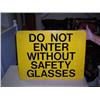 Image 1 : Safty glass signs 18x24