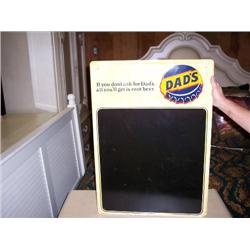 Dad's root beer black board 24x30