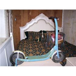 Older scooter blue well used