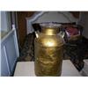 Image 1 : Old gold painted Milk can